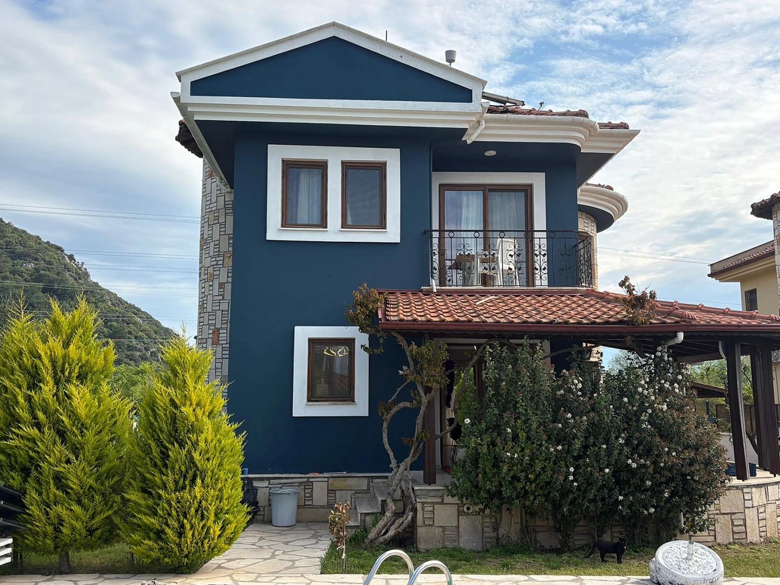 3+1 Villa Zum Verkauf Auf Einem 566 M² Großen Grundstück In Dalyan Gülpınar