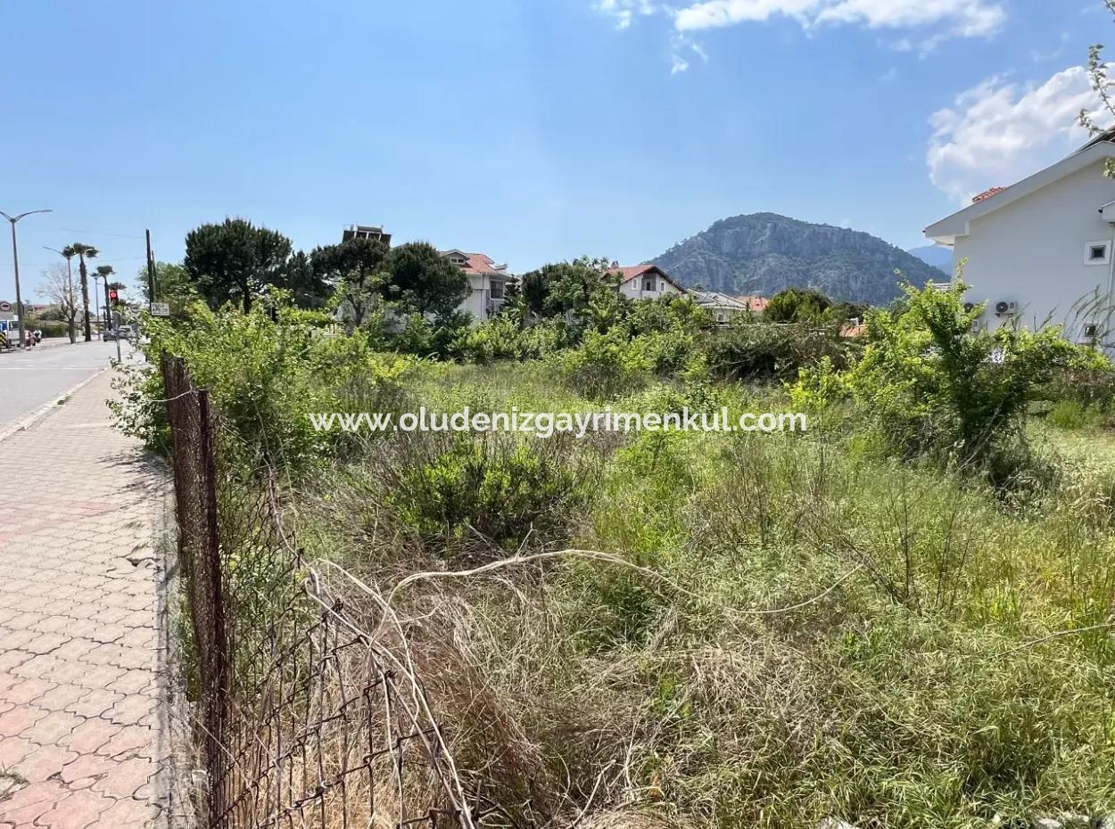 916M2 Gewerbe- Und Wohngrundstück Zum Verkauf An Der Hauptstraße In Dalyan Gülpınar