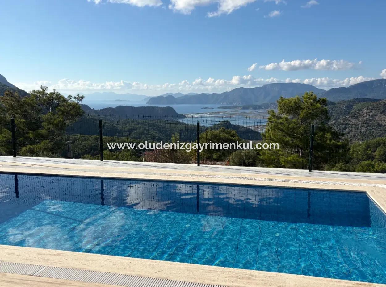 2 1 Mietvillen Mit Vollständigem Meerblick In Gökbelde