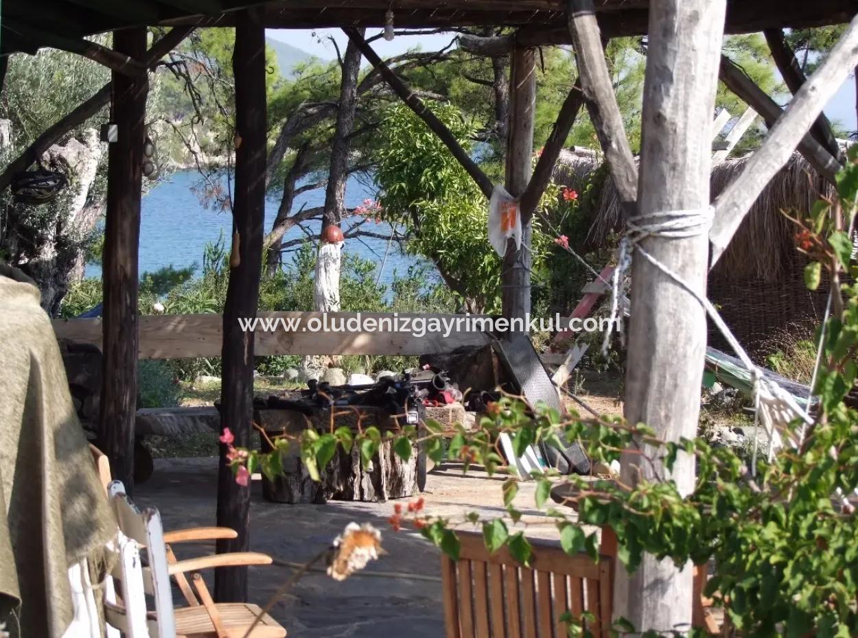 Beachfront Bungalow Zum Verkauf In Akbuk, Die Durch Das Meer Auf Einem Grundstück Von 800M2-Villa Zum Verkauf Turnalı