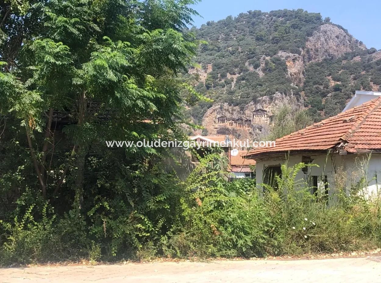 Maras Dalyan Villa Zum Verkauf-Grundstück Zum Verkauf Mit Blick Auf Die Königlichen Gräber 1026M2