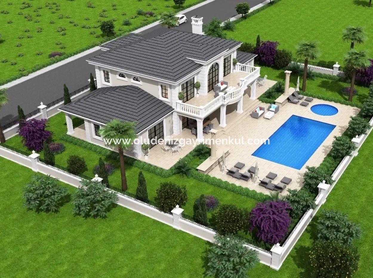 Zeytinalan 6800M2 Grundstück Mit Seeblick Luxus-Villa Zum Verkauf In Koycegiz, Villa Zum Verkauf In Voll Zeytinalani