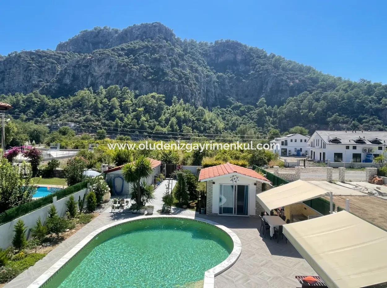 4 1 Villa Zum Verkauf In 720M2 Grundstück In Dalyan Gülpınar
