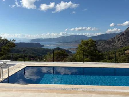 2 1 Mietvillen Mit Vollständigem Meerblick In Gökbelde