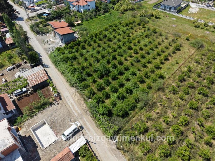 Land For Sale In Okçular, 1050m2, In The Village Residential Area.