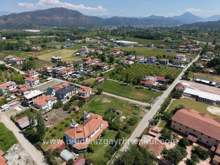 Land For Sale In Okçular, 1050m2, In The Village Residential Area.
