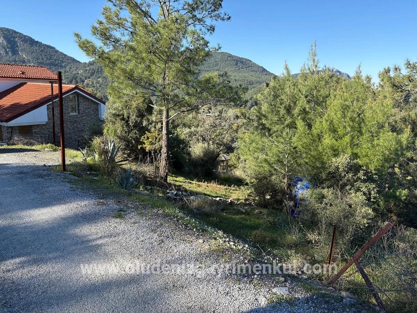 1000m2 Land For Sale With Sea View In Gökbel Village Residential Area