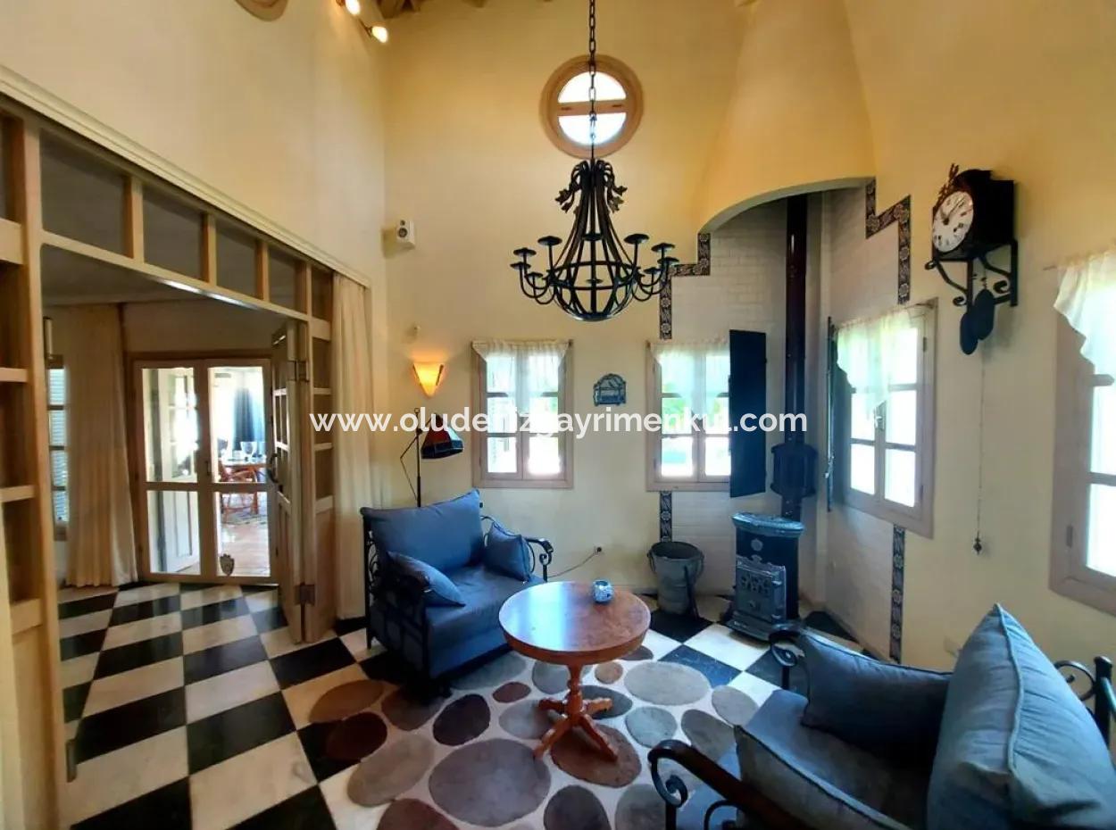 Villa For Sale In A Plot Of 3500M2 On The Road To Iztuzu Beach In Dalyan