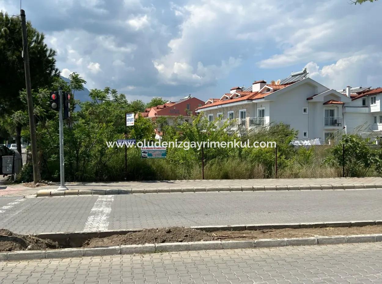 916M2 Commercial And Residential Zoned Land For Sale On The Main Road In Dalyan Gülpınar
