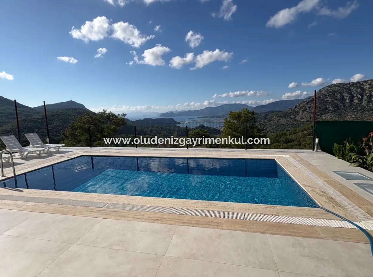 2 1 Rental Villas With Full Sea View In Gökbelde