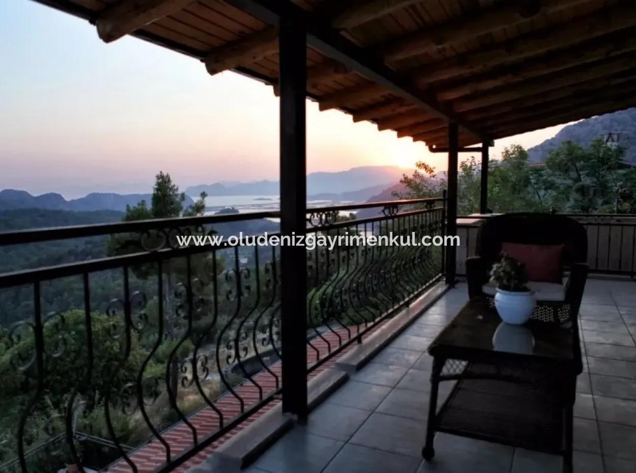 Villa Gokbel Dalyan Iztuzu Villa For Sale With Full Sea View For Sale In Gokbel