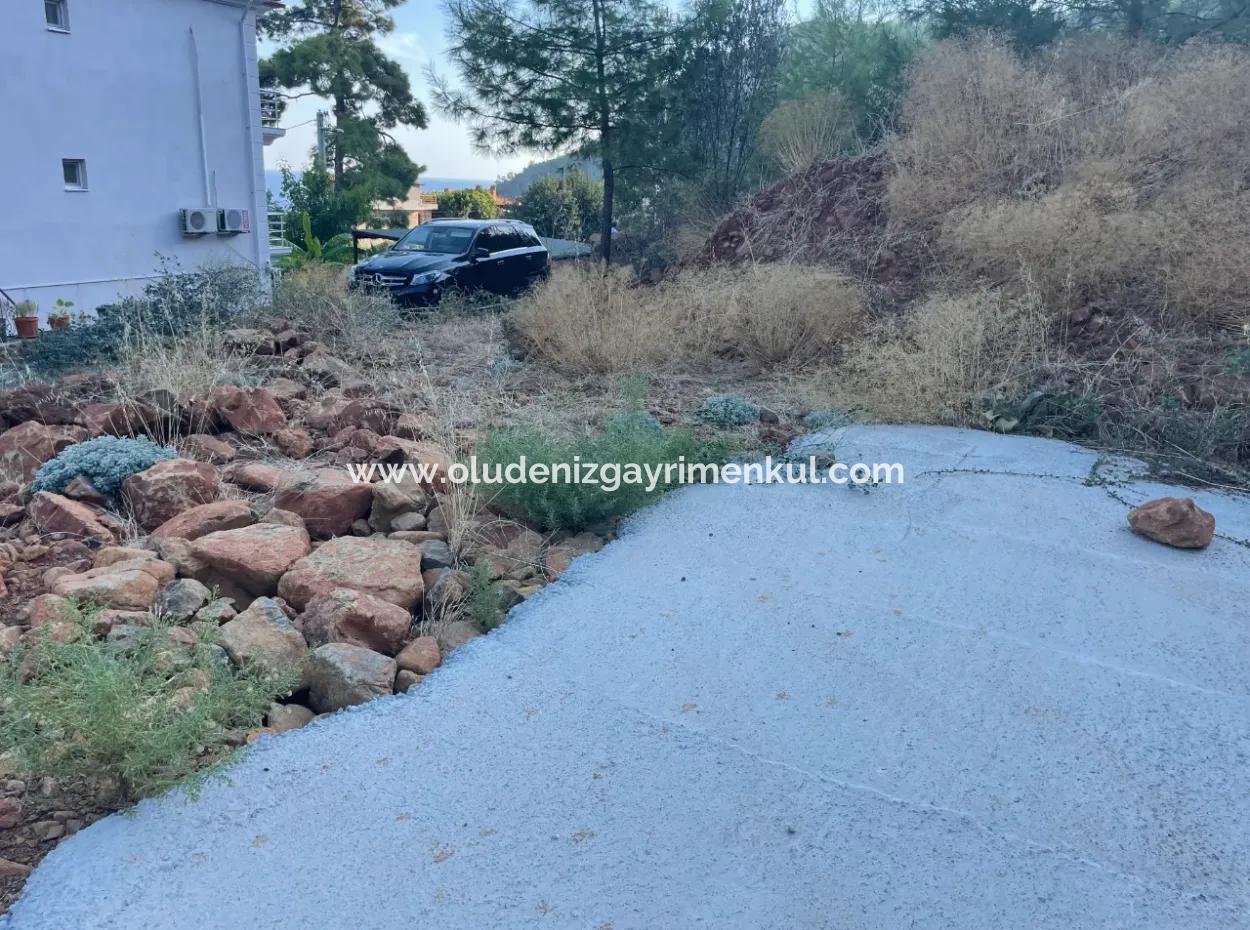 Land For Sale In Ekincik With Sea View 420M2 Zoned