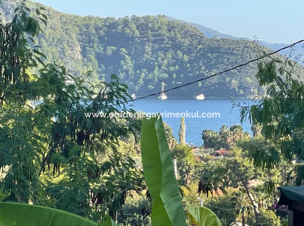 Land For Sale In Ekincik With Sea View 420M2 Zoned