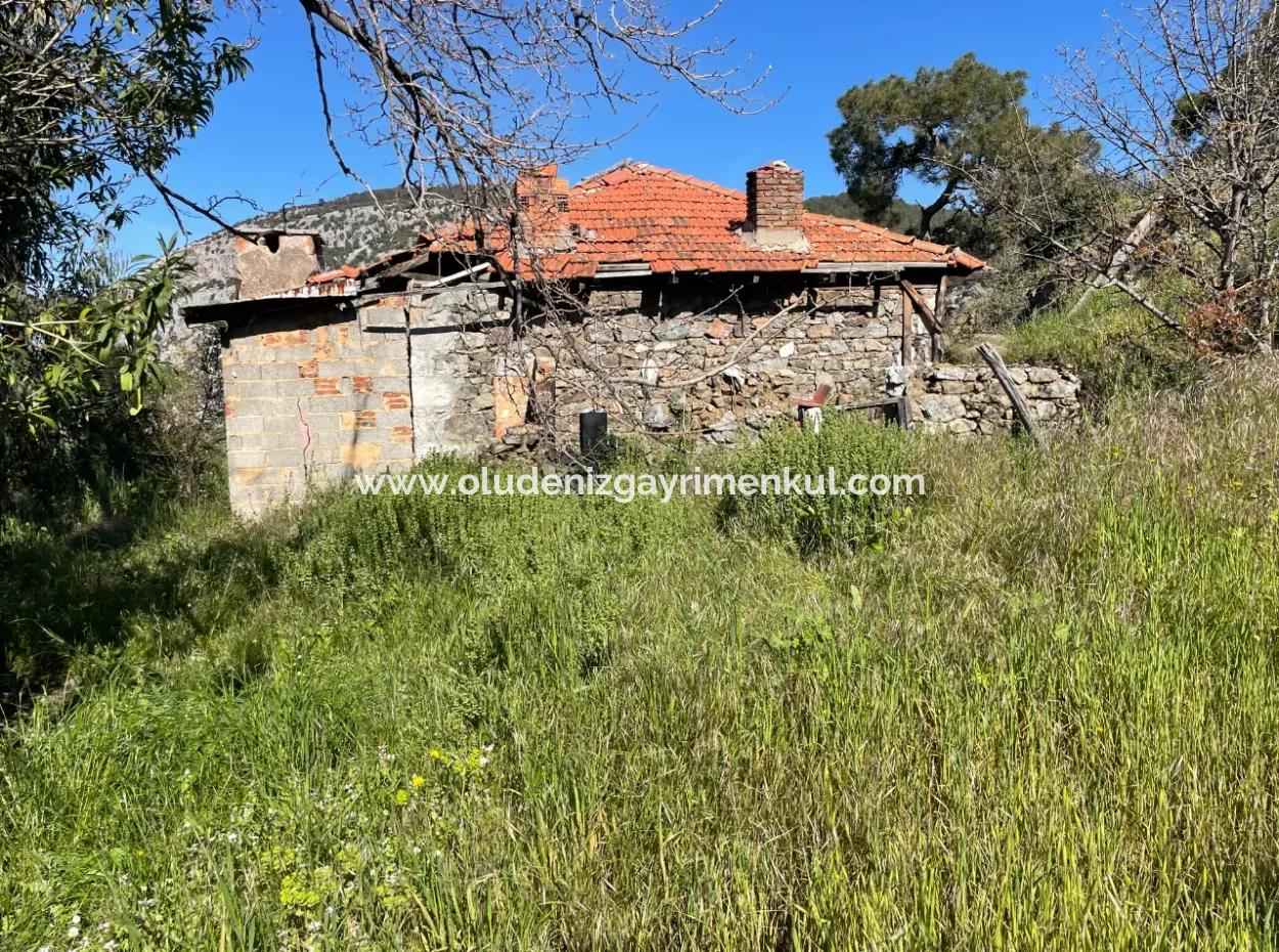 Village House For Sale In 4,400M2 Land With Full Sea View In Gökbel