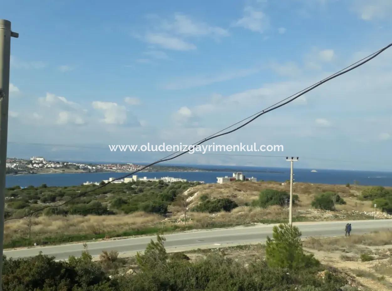 Land For Sale In Çeşme Dalyan Neighborhood With Full Sea View 1176M2 Zoning