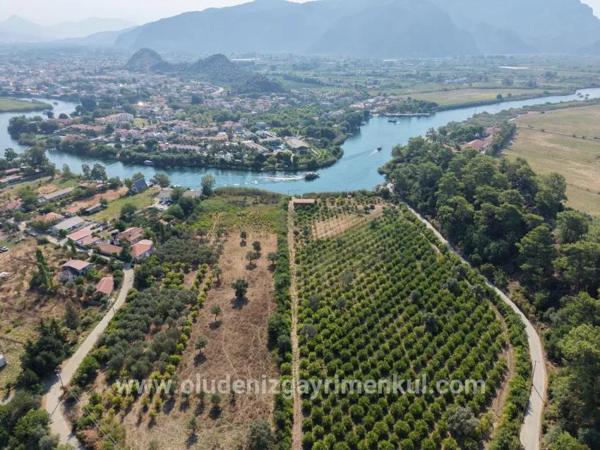 Köyceğiz Çandır Mahallesinde kanala sıfır 20.000m2 satılık tarla