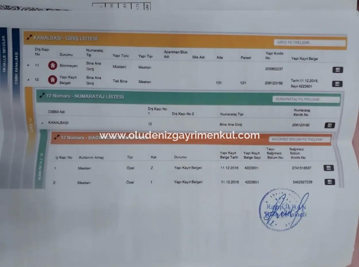 Seydikemer Satılık Müstakil Ev 2211M2 Arsa İcinde 6+2 Satılık Ev