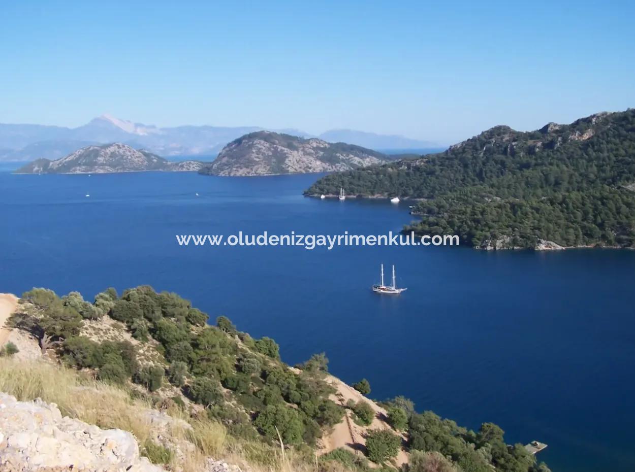 Sarsalada Deniz Manzaralı 4274M2 Arsa İçinde Satılık Taş Ev