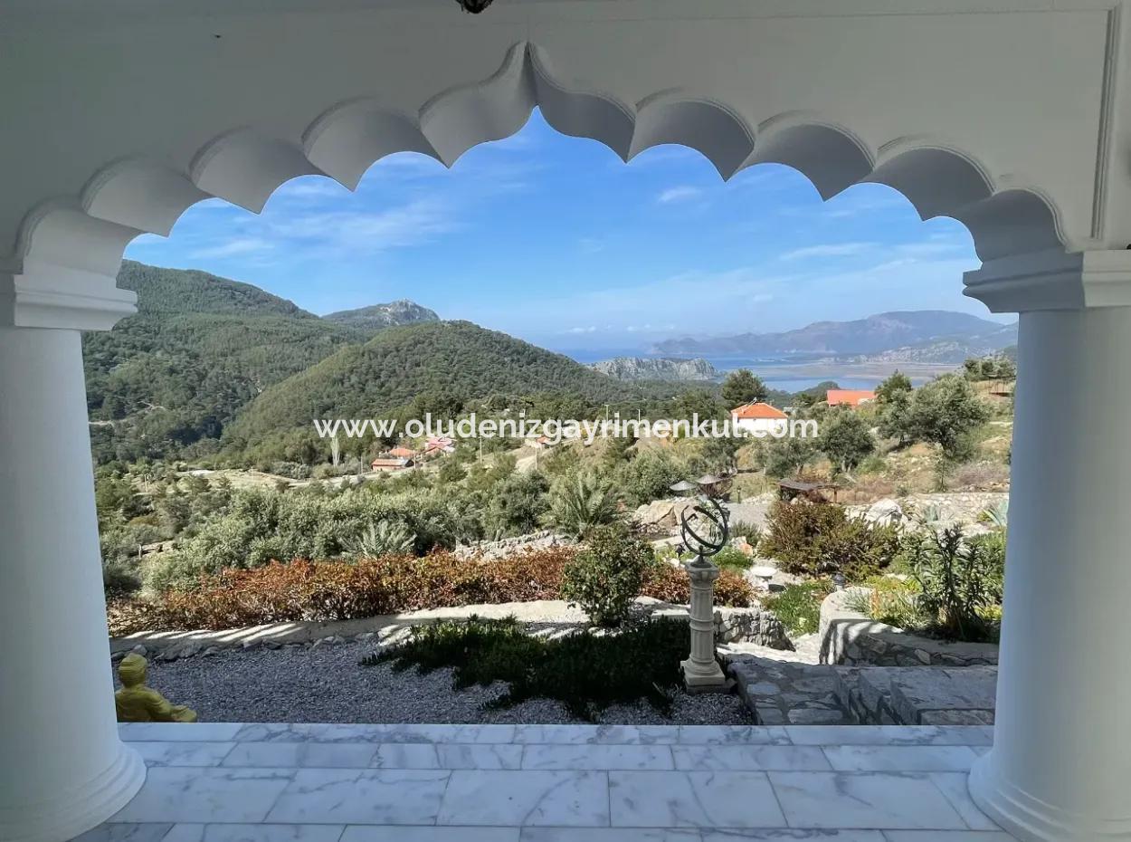 Gökbel'de Full Deniz Manzaralı 5000M2 Arsa İçerisinde Satılık Vıp Villa